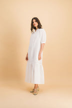 Robe Clemence En Coton Brodé X Donatelle Godart
