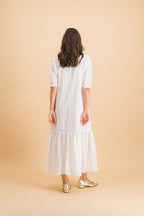 Robe Clemence En Coton Brodé X Donatelle Godart