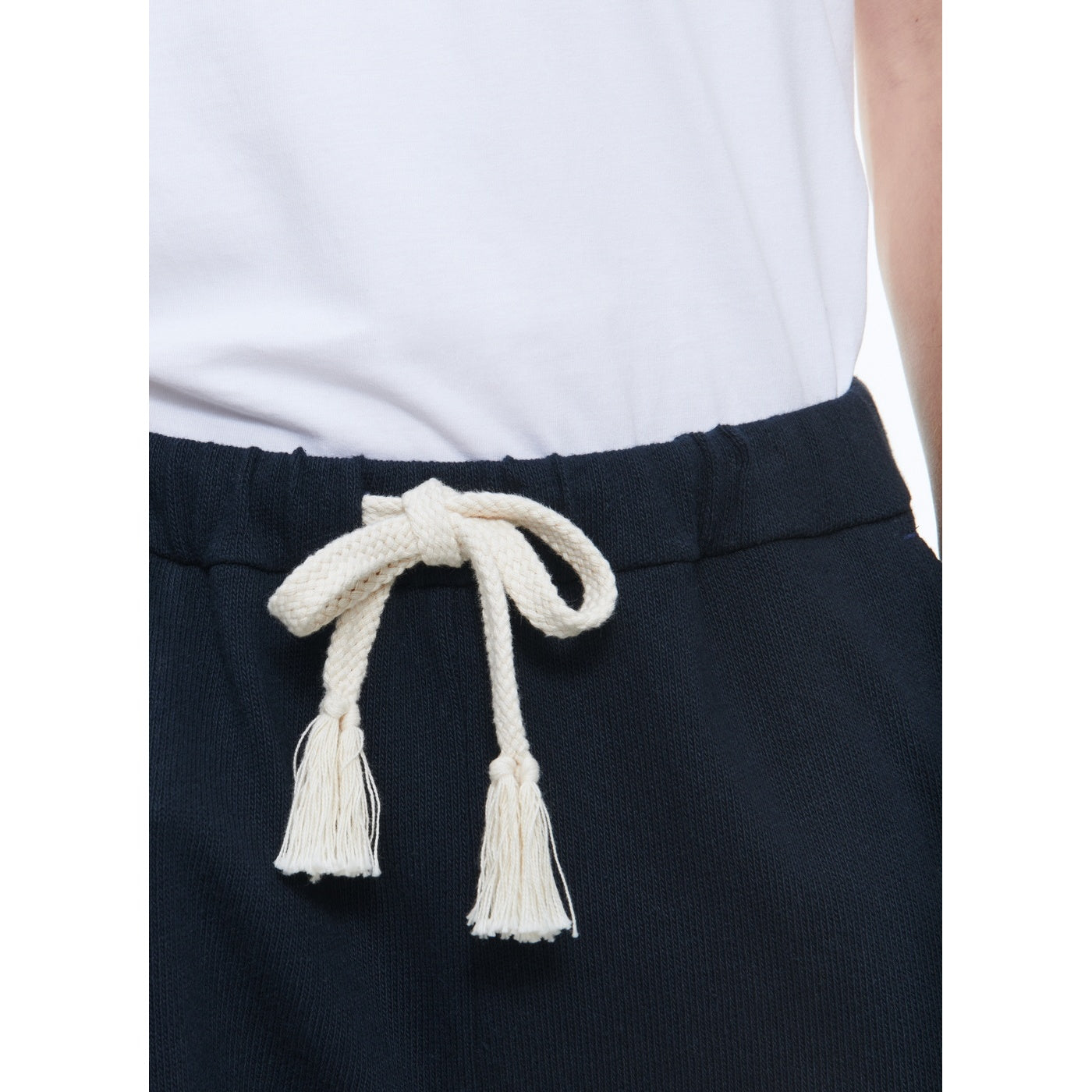 Pantalones De Chándal De Jersey De Algodón - Azul Marino