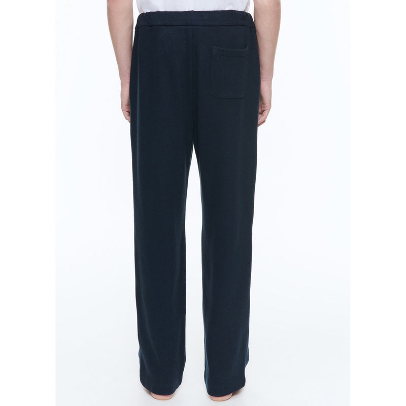 Cotton Jersey Jogging Pants - Navy Blue