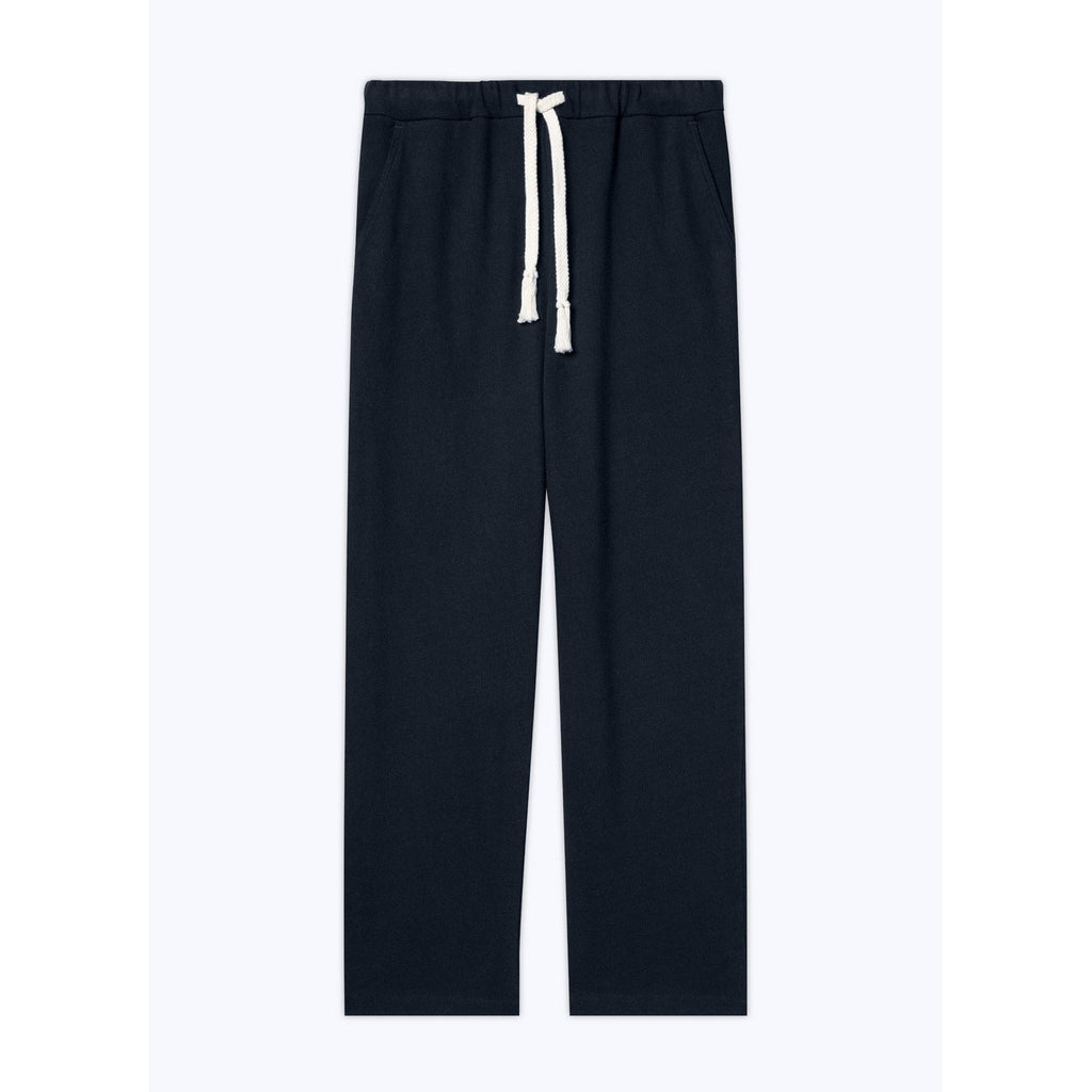 Pantalones De Chándal De Jersey De Algodón - Azul Marino