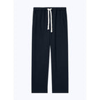 Pantalones De Chándal De Jersey De Algodón - Azul Marino