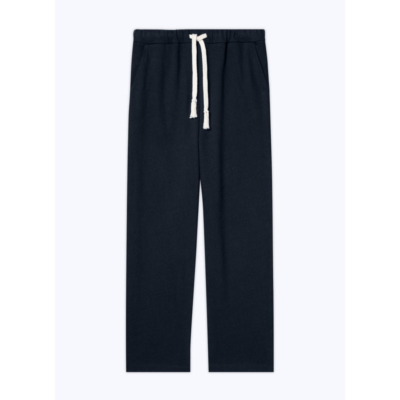 Cotton Jersey Jogging Pants - Navy Blue