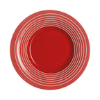 Factory - 6 Assiettes Creuses - Rouge - 21.5Cm - Luminarc