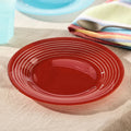 Factory - 6 Assiettes À Dessert - Rouge - 19.5Cm - Luminarc