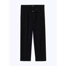 Fursac - Black Cotton Moleskin Chino