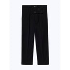 Fursac - Chino En Moleskine De Coton - Noir - Homme