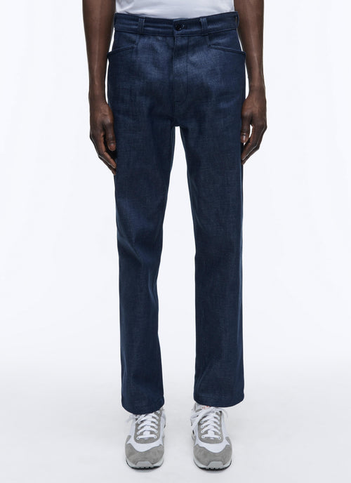 Fursac - Pantalón vaquero de lona de algodón - Indigo - Hombre
