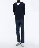 Fursac - Pantalón vaquero de lona de algodón - Indigo - Hombre
