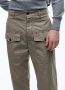 Fursac - Cargo Gabardina De Algodón - Taupe
