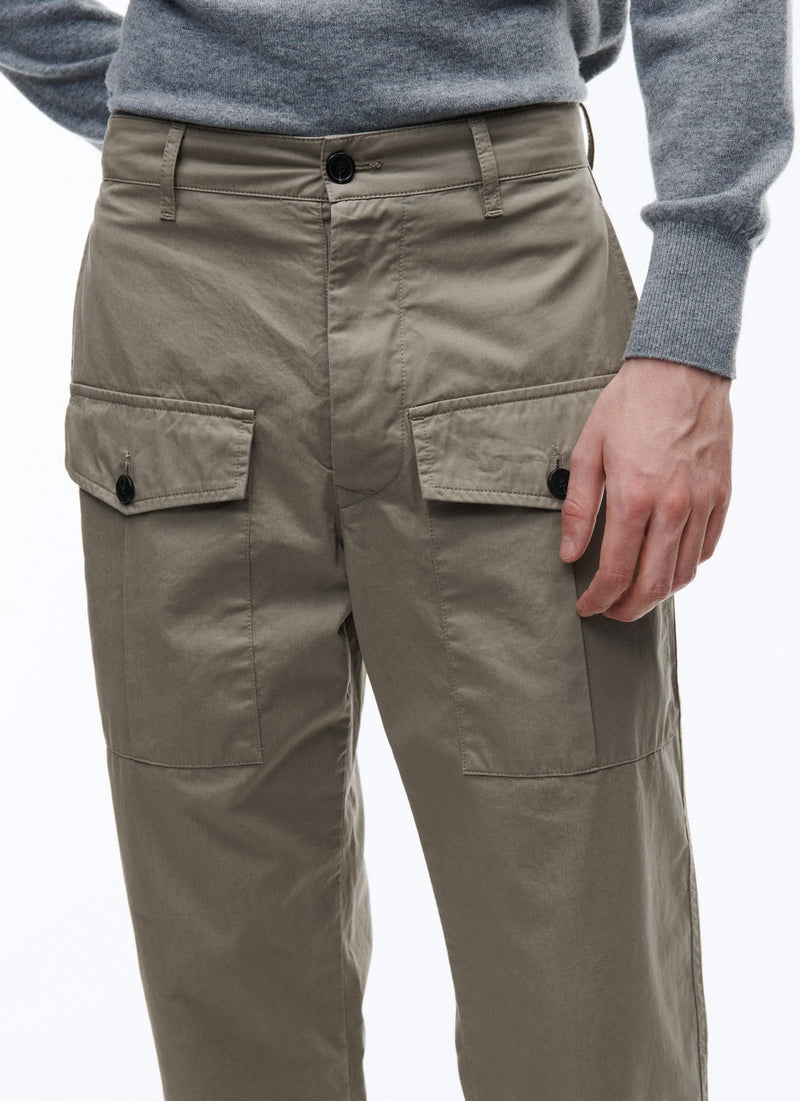 Fursac - Cargo Gabardina De Algodón - Taupe