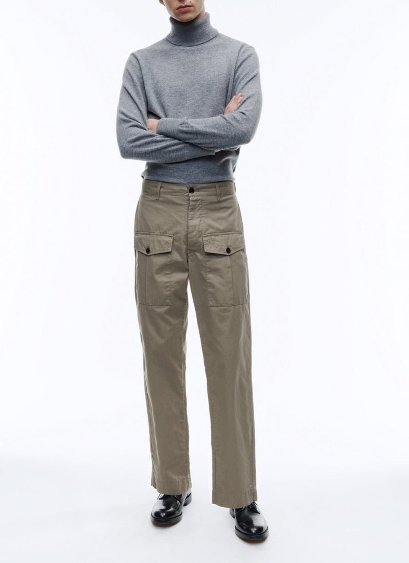 Fursac - Cargo Gabardina De Algodón - Taupe