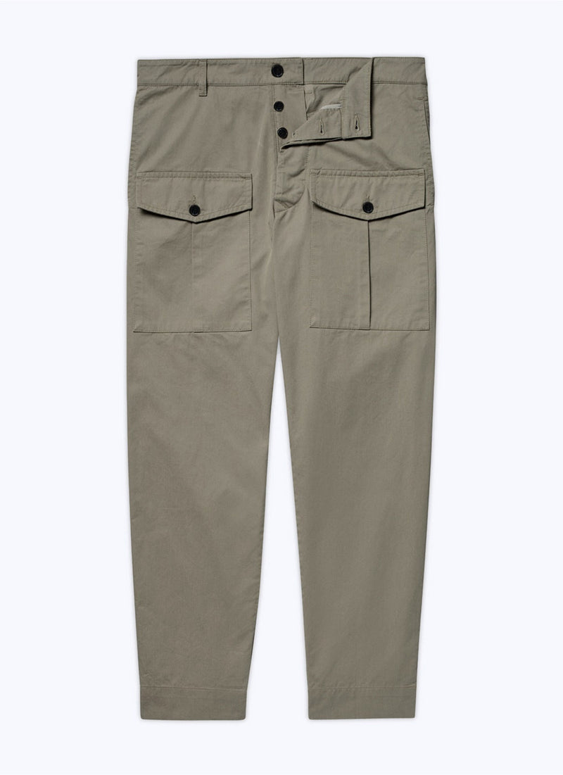 Fursac - Cargo Gabardina De Algodón - Taupe