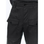 Fursac - Cargo En Flanelle De Laine - Acier - Homme
