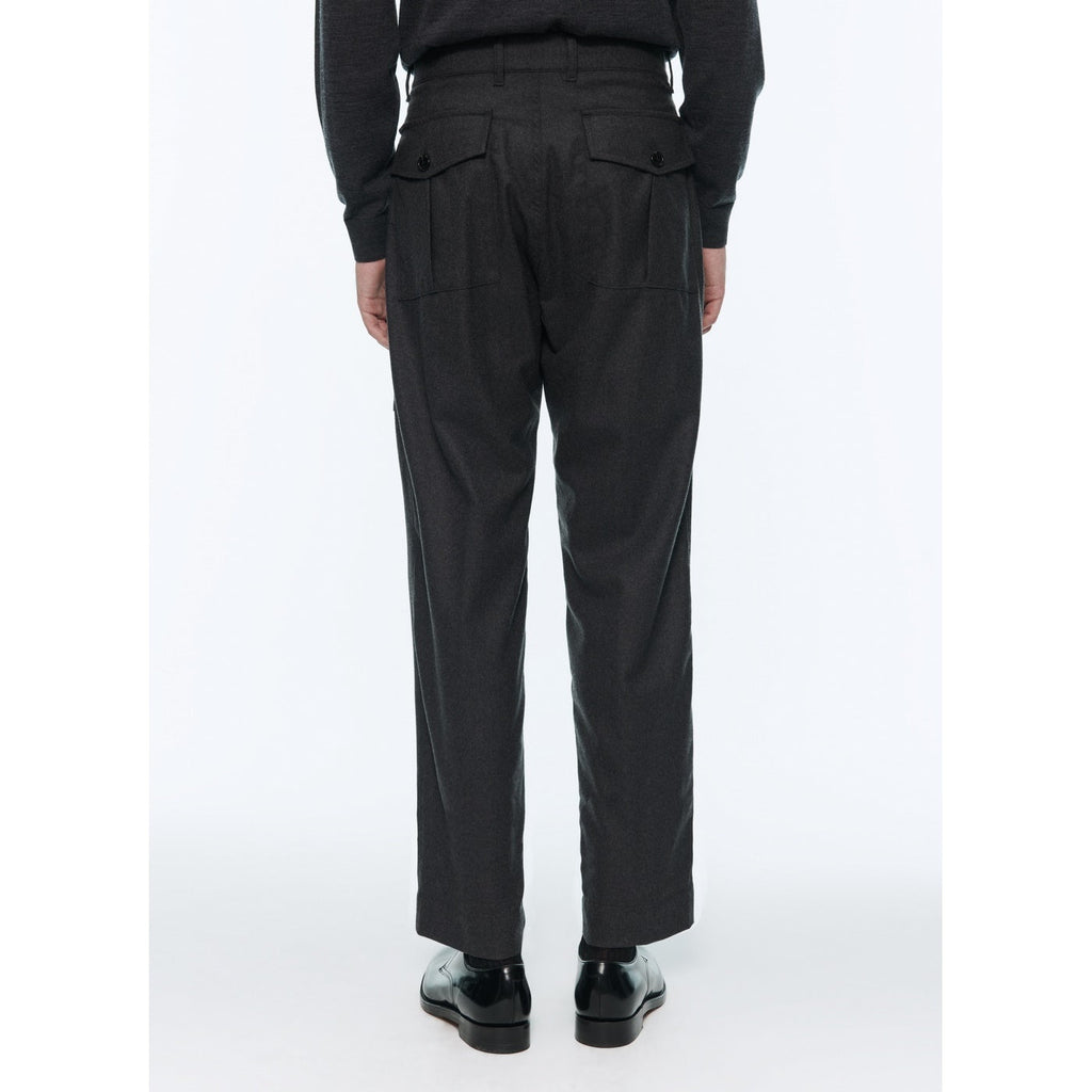 Fursac - Cargo En Flanelle De Laine - Acier - Homme