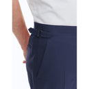 Fursac - Pantalon Ajusté En Flanelle De Laine - Encre