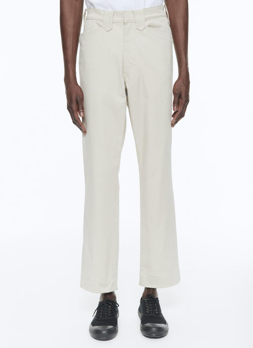 Fursac - Beige Cotton Satin Pants