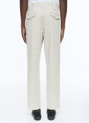 Fursac - Beige Cotton Satin Pants