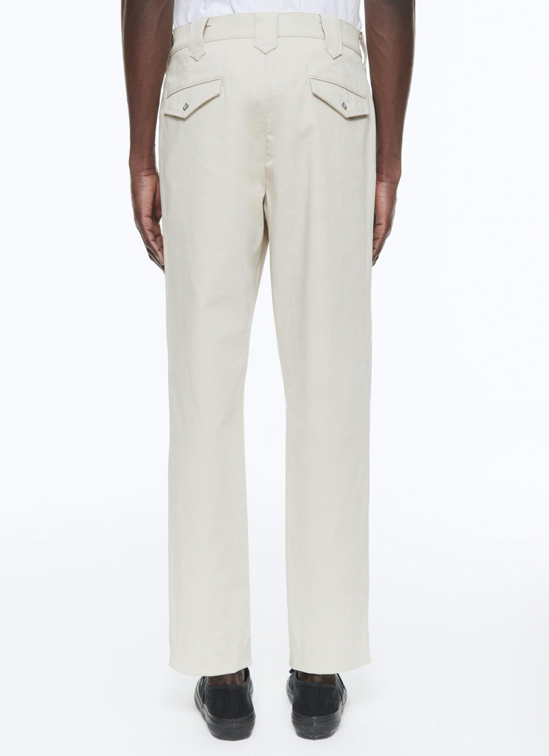 Fursac - Beige Cotton Satin Pants