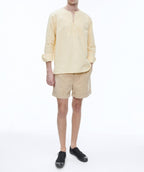 Fursac - Bermuda En Tela De Algodón - Beige - Hombre