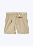Bermudas de lona de algodón - Beige - Hombre