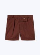 Fursac - Bermudas de lona de algodón - Marrón - Hombre
