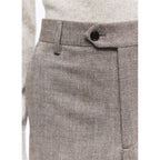 Herringbone Trousers - Twine