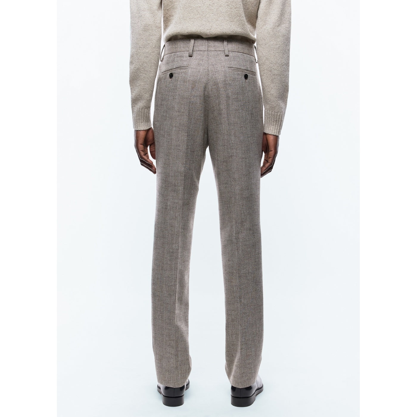 Herringbone Trousers - Twine