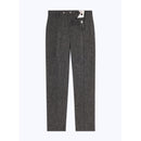 Pantalon Ajusté En Tweed De Laine Vierge - Gris