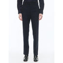 Pantalón slim fit de tweed de lana virgen - Azul