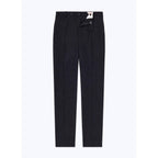 Pantalón slim fit de tweed de lana virgen - Azul