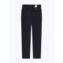 Pantalón slim fit de tweed de lana virgen - Azul