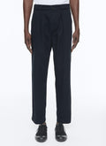 Fursac - Pantalón de gabardina de algodón - Azul marino - Hombre
