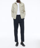 Fursac - Pantalon En Gabardine De Coton - Marine - Homme