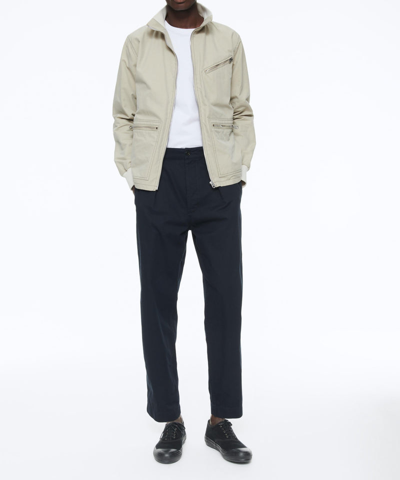 Fursac - Pantalon En Gabardine De Coton - Marine - Homme