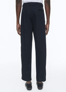 Fursac - Navy Blue Cotton Gabardine Trousers