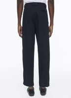 Fursac - Pantalón de gabardina de algodón - Azul marino - Hombre