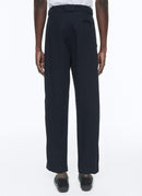 Fursac - Pantalon En Gabardine De Coton - Marine - Homme