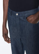 Fursac - Pantalón Acampanado De Lona De Algodón Denim - Indigo - Hombre