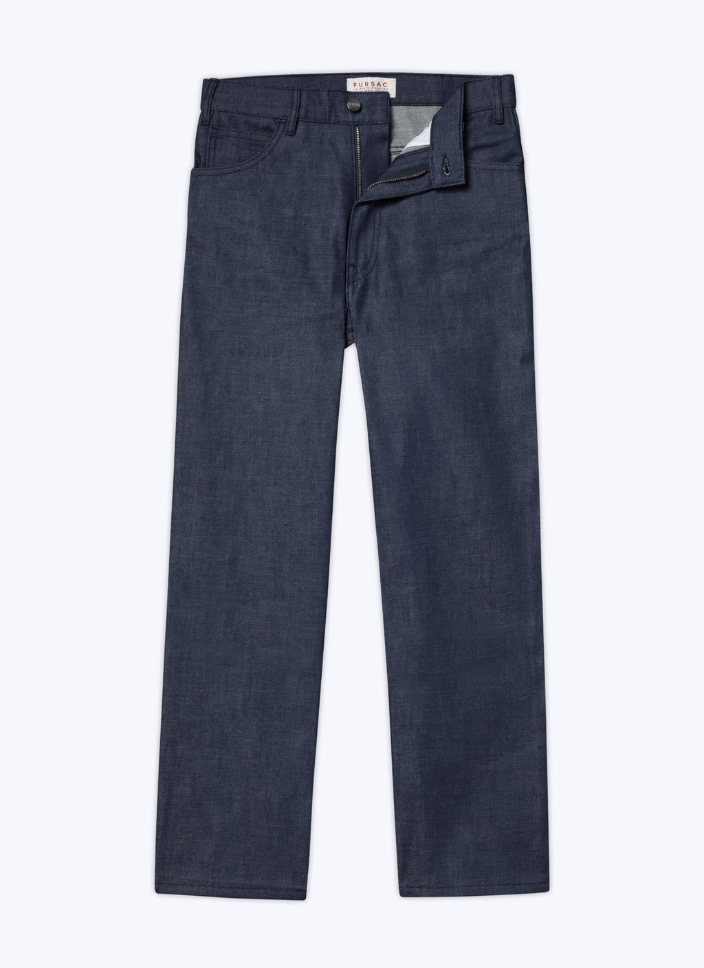 Fursac - Flare Trousers In Denim Cotton Canvas - Indigo - Men