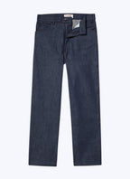 Fursac - Flare Trousers In Denim Cotton Canvas - Indigo - Men