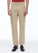 Fursac - Beige Cotton Twill Flare Pants