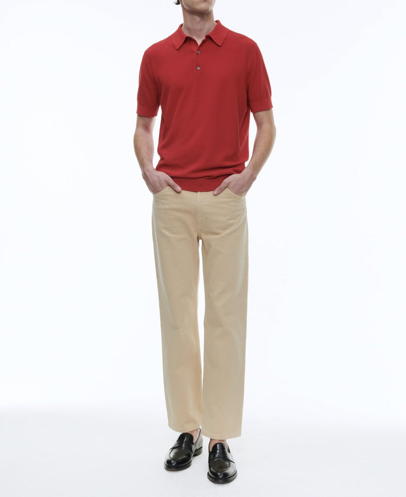 Fursac - Beige Cotton Twill Flare Pants