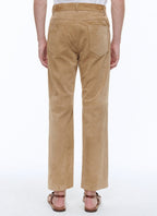 Fursac - Pantalon En Cuir Suède - Beige - Homme