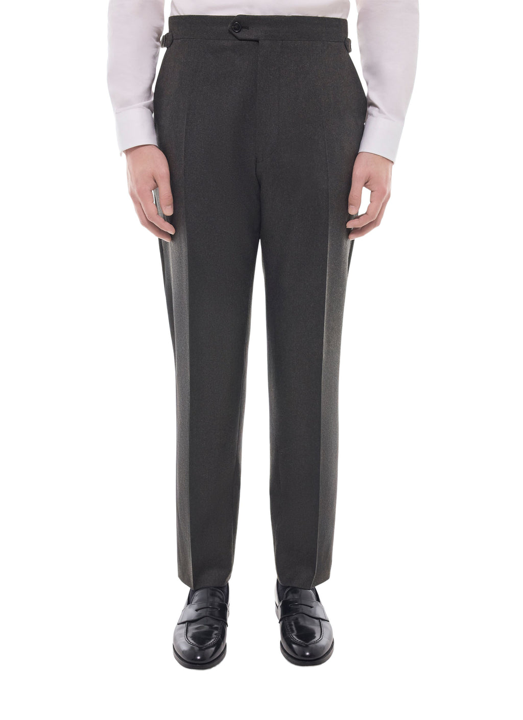 Pantalon En Flanelle - Vert Anglais