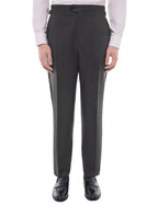 Pantalon En Flanelle - Vert Anglais