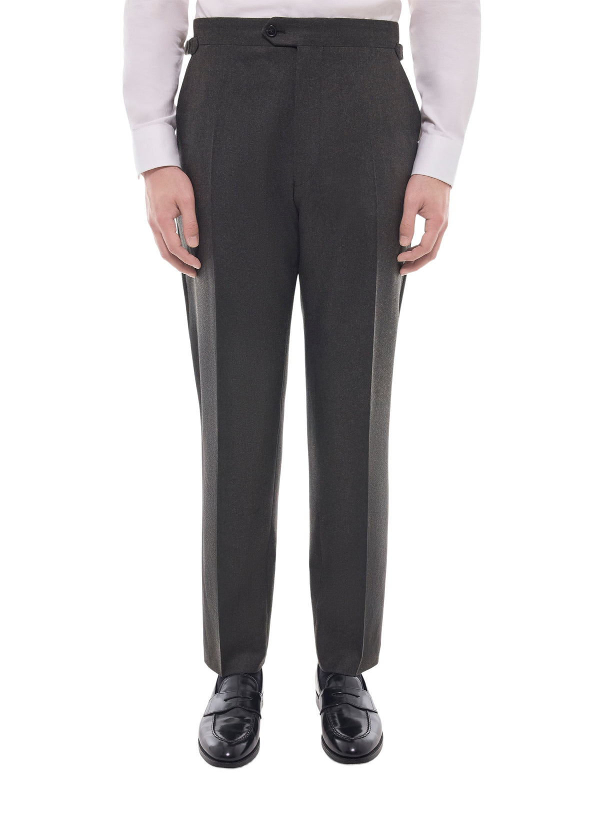 Pantalon En Flanelle - Vert Anglais