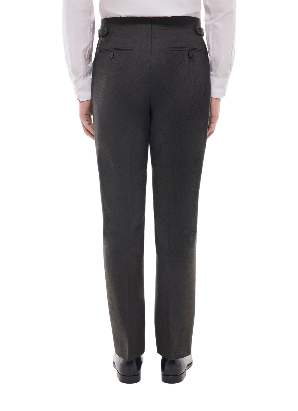 Pantalon En Flanelle - Vert Anglais