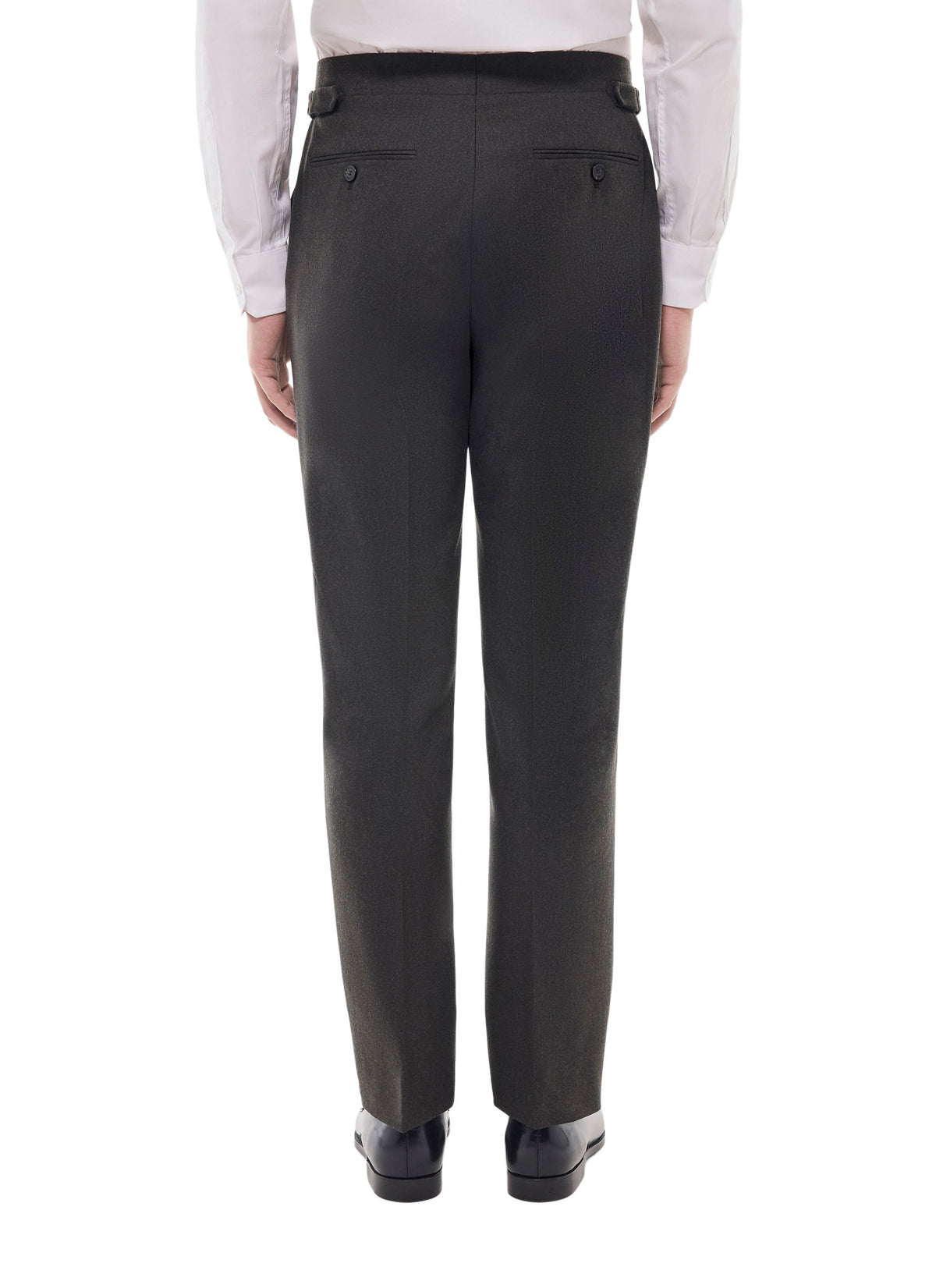 Pantalon En Flanelle - Vert Anglais
