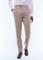 Pantalon En Flanelle - Beige